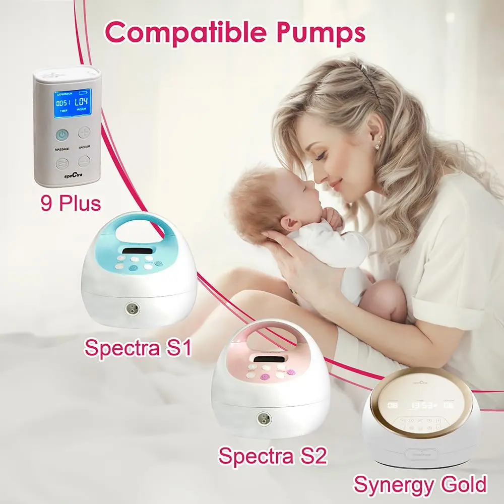 Nenesupply Flanges 30mm 2 pc Compatible with Spectra S2 S1 9 Plus Synergy Gold | Wide Mouth Pump Parts - view 7