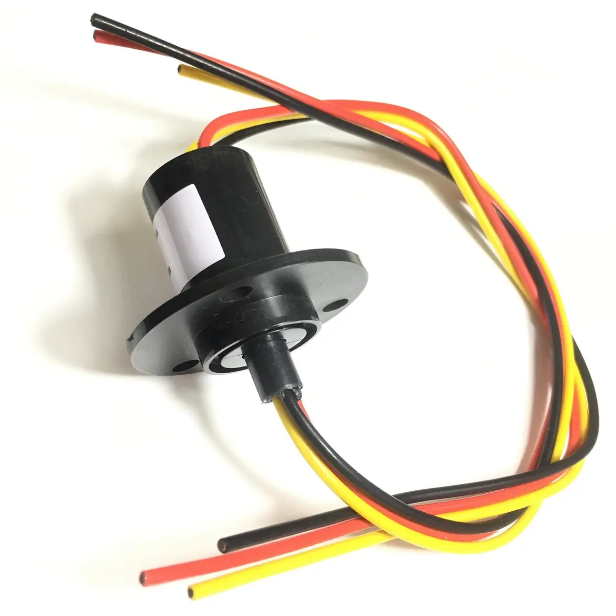 Taidacent Electrical Slip Ring Collector Ring Rotary Electrical Contact Joint 3 Wires 15A Diameter 22mm | Long-lasting gold contact - main product image