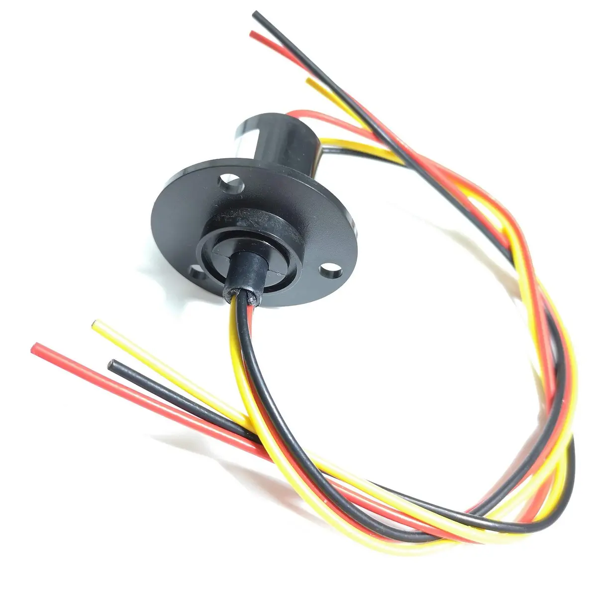 Taidacent Electrical Slip Ring Collector Ring Rotary Electrical Contact Joint 3 Wires 15A Diameter 22mm | Long-lasting gold contact - view 5