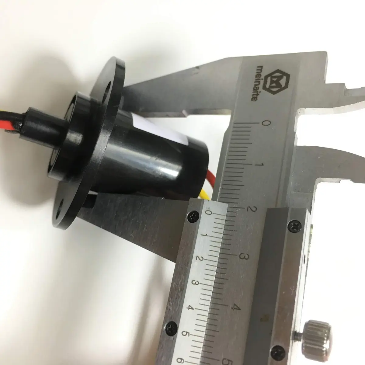 Taidacent Electrical Slip Ring Collector Ring Rotary Electrical Contact Joint 3 Wires 15A Diameter 22mm | Long-lasting gold contact - view 6