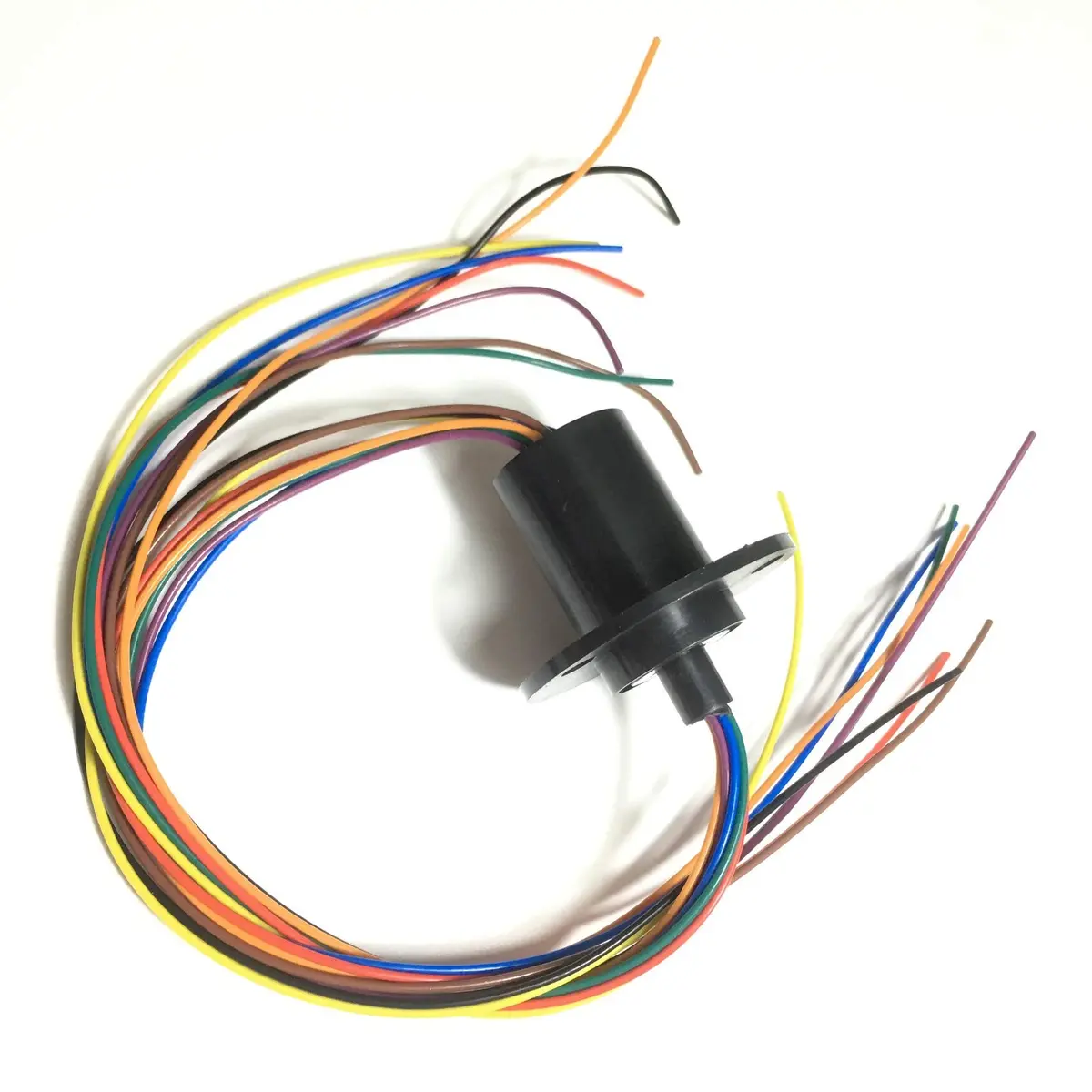 Taidacent Electrical Slip Ring Rotary Collector Ring 8 Wires 5A Diameter 22mm | Gold Contact for Long Life - main product image
