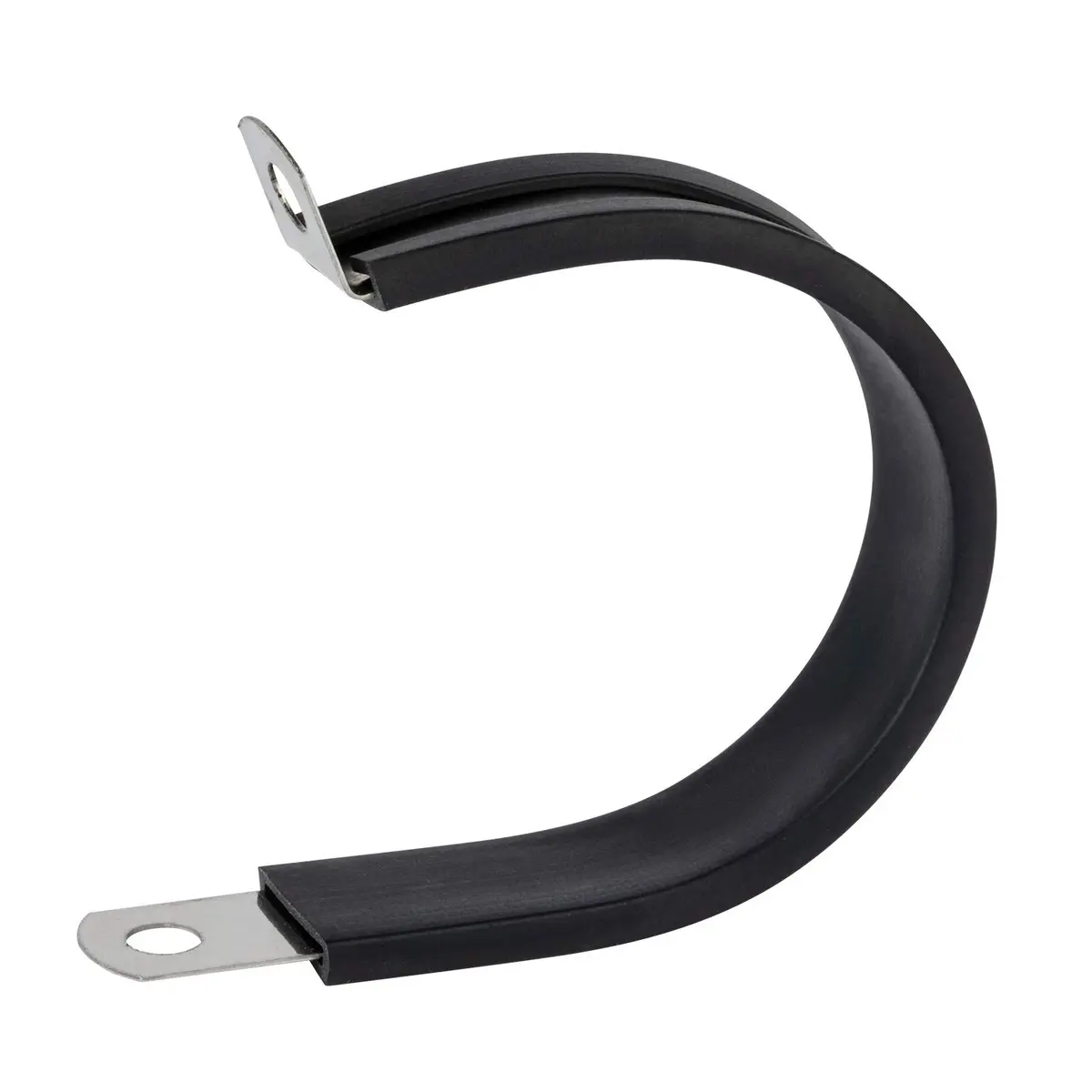 ISPINNER 1.5 Inch Rubber Cushioned Stainless Steel Cable Clamps (12-Pack) | Marine Grade Corrosion Resistance - main product image