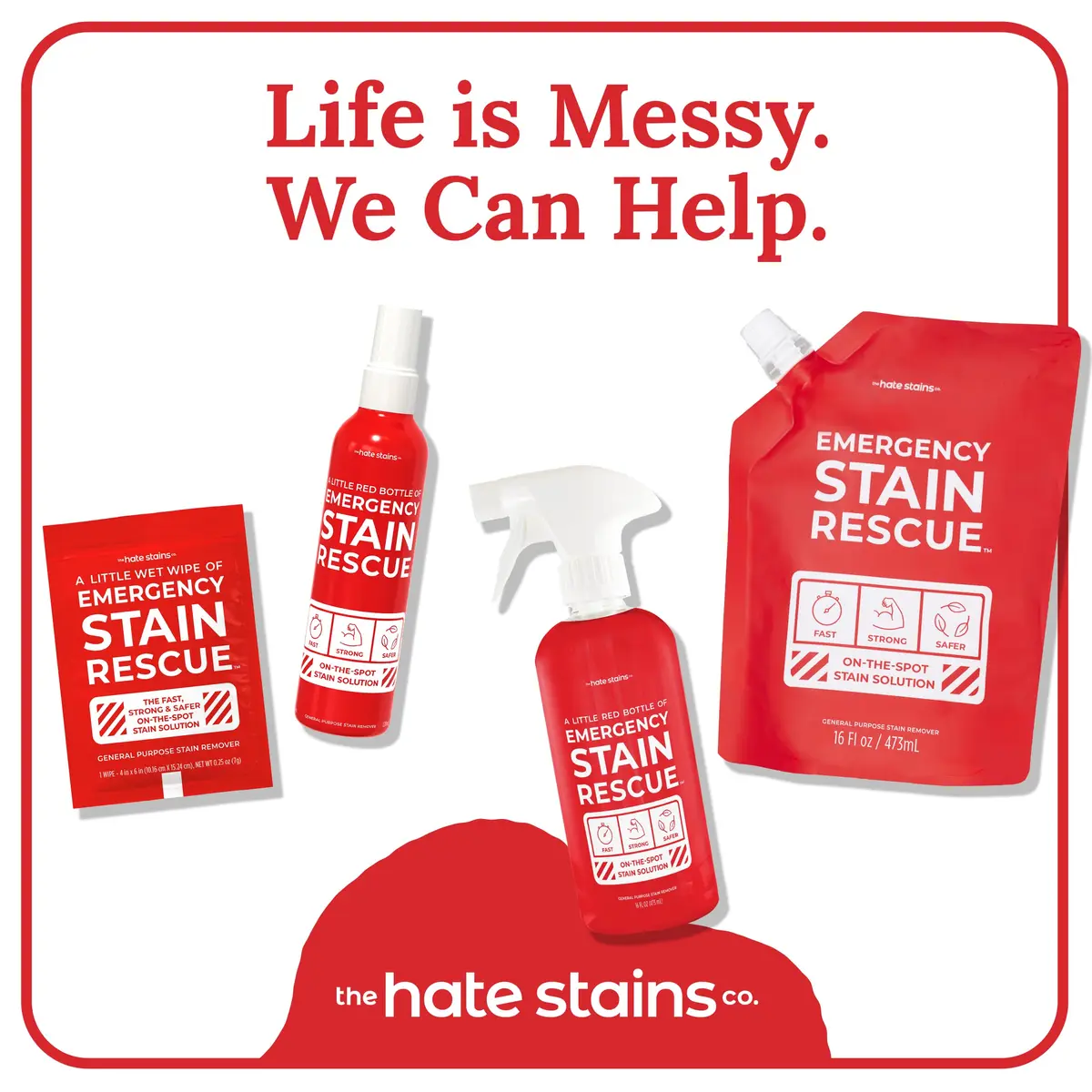 Emergency Stain Rescue Stain Remover Spray 360ml (12 Fl Oz) | Versatile Fabric Stain Treater for Wine, Coffee, Grease - view 9