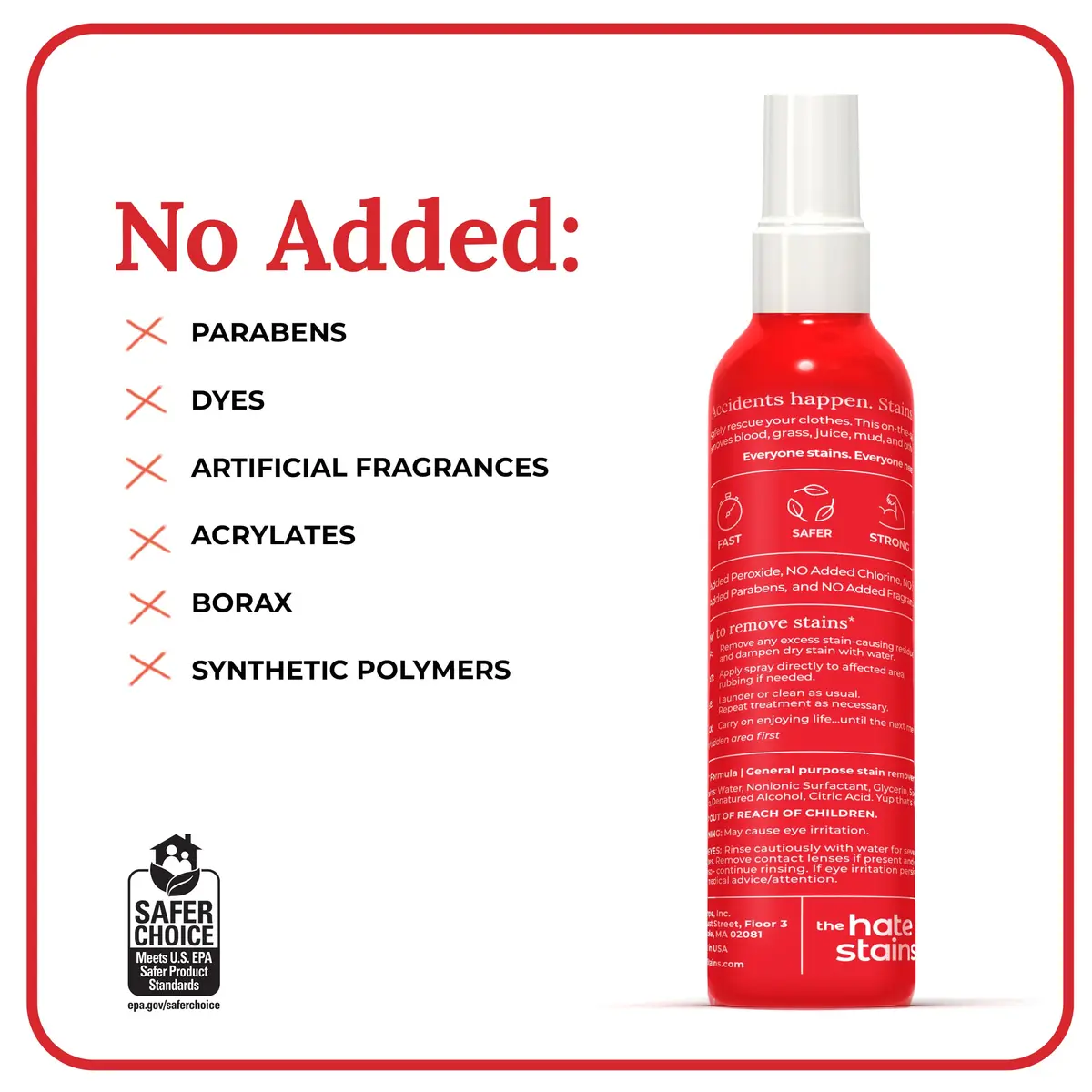 Emergency Stain Rescue Stain Remover Spray 360ml (12 Fl Oz) | Versatile Fabric Stain Treater for Wine, Coffee, Grease - view 4