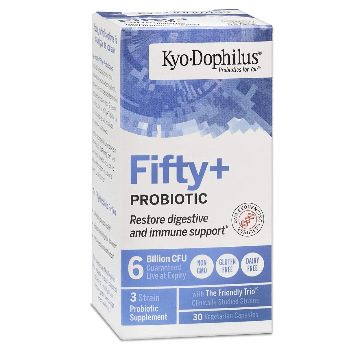 Kyo-Dophilus Fifty+ Probiotic 30 Capsules | Digestive & Immune Support for Adults - view 2