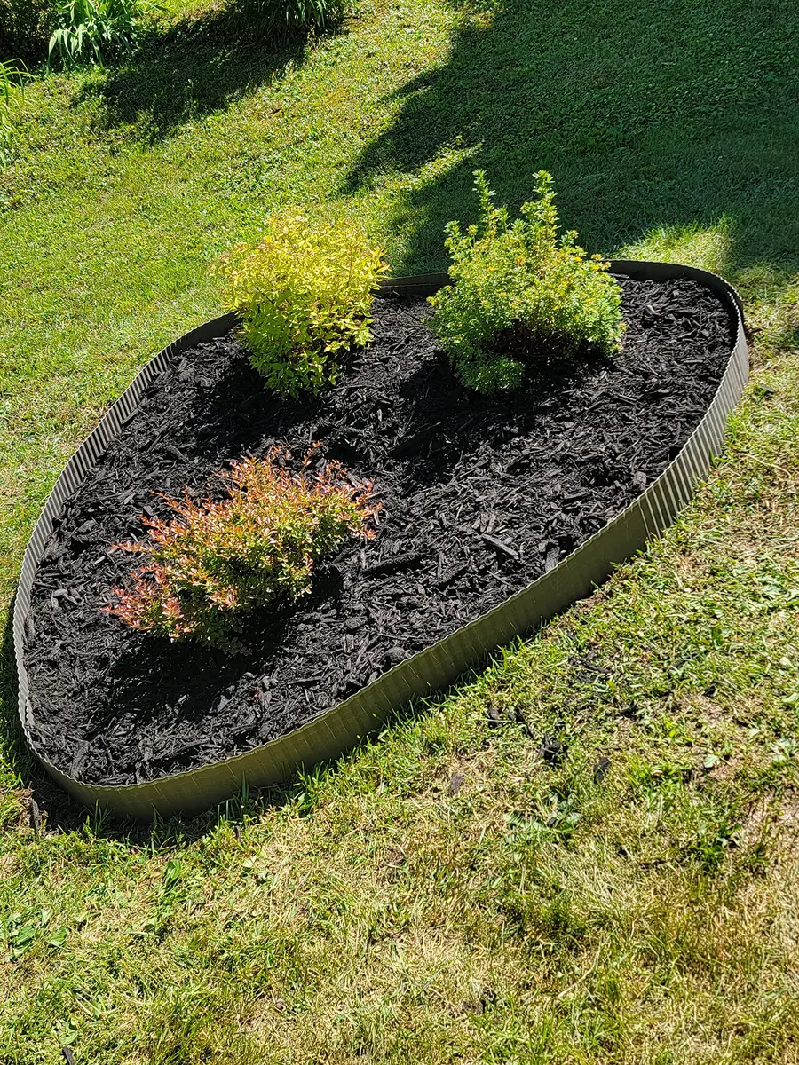 CeilingConnex Corrugated Garden Edging 6" Tall x 10' Long | Rustic Metal Landscape Border - view 5