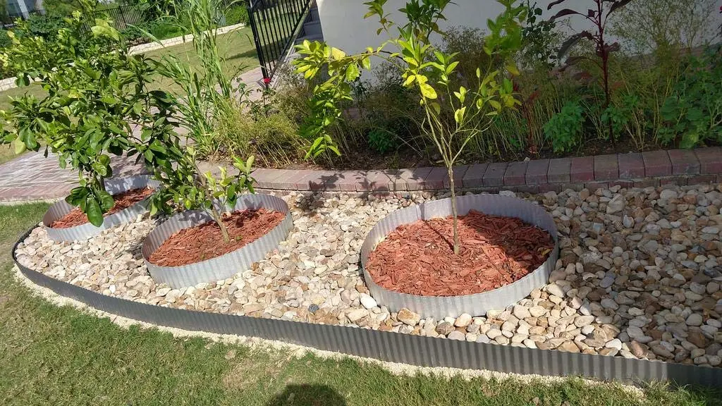 CeilingConnex Corrugated Garden Edging 6" Tall x 10' Long | Rustic Metal Landscape Border - view 7
