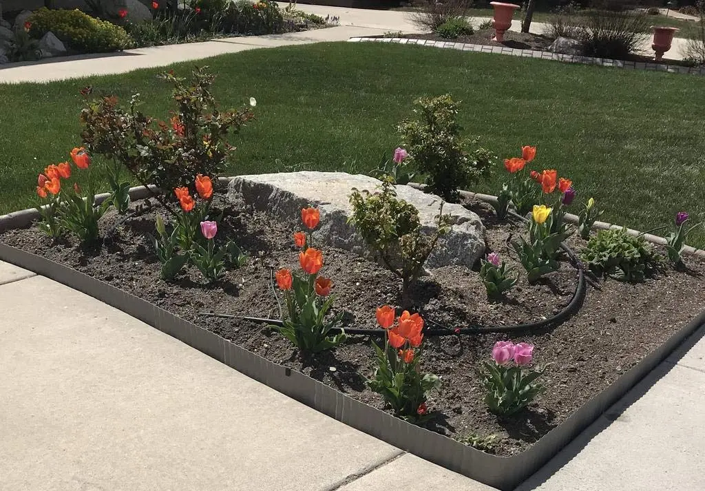 CeilingConnex Corrugated Garden Edging 6" Tall x 10' Long | Rustic Metal Landscape Border - view 4