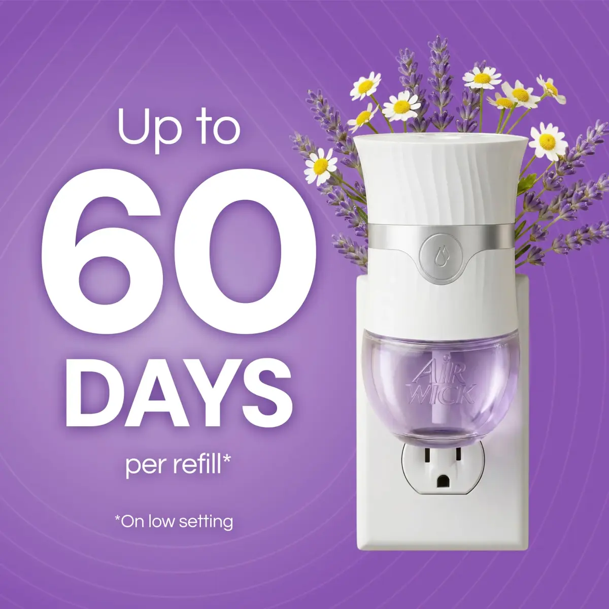 Air Wick Plug In Scented Oil Refills Lavender & Chamomile 10ct (0.67 fl oz per refill) | Continuous Fragrance for Up to 600 Days - view 4