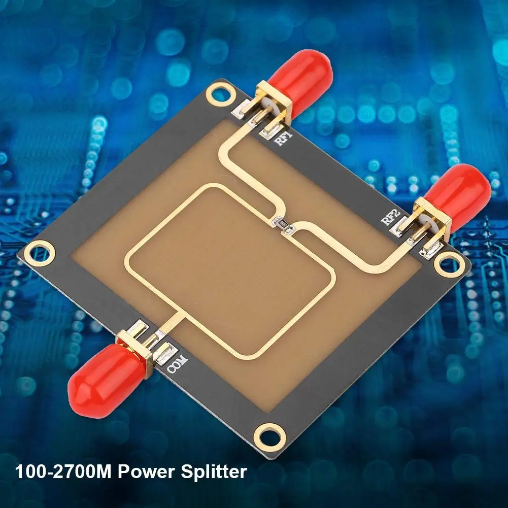 Hyuduo 2-Way Coaxial Splitter 100-2700MHz | RF Power Divider for Satellite & TV (80-120 chars) - view 3