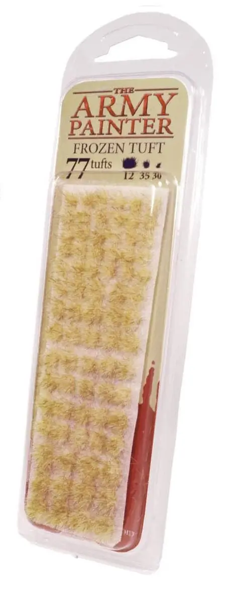 The Army Painter Battlefield Tufts - Frozen Tuft, 77 Pcs, 3 Sizes | Model Scenery & Diorama Supplies - main product image