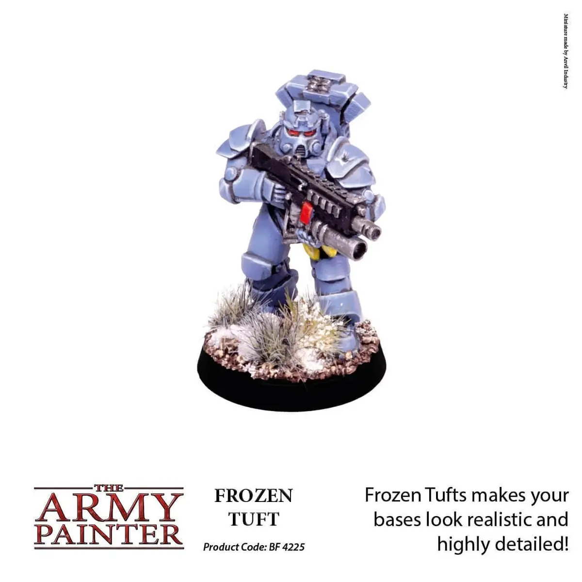 The Army Painter Battlefield Tufts - Frozen Tuft, 77 Pcs, 3 Sizes | Model Scenery & Diorama Supplies - view 5