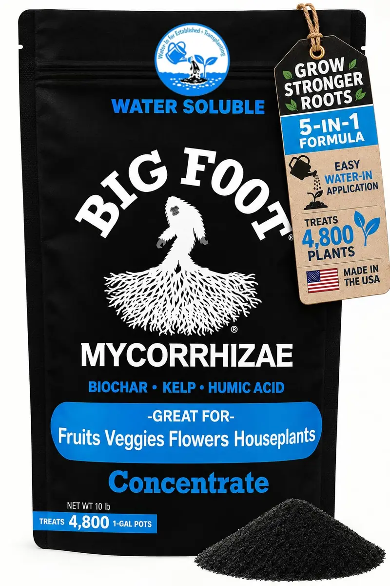 Big Foot Mycorrhizae Concentrate (10 lb) | Long-Lasting Soil & Plant Boost for Gardens & Lawns - main product image