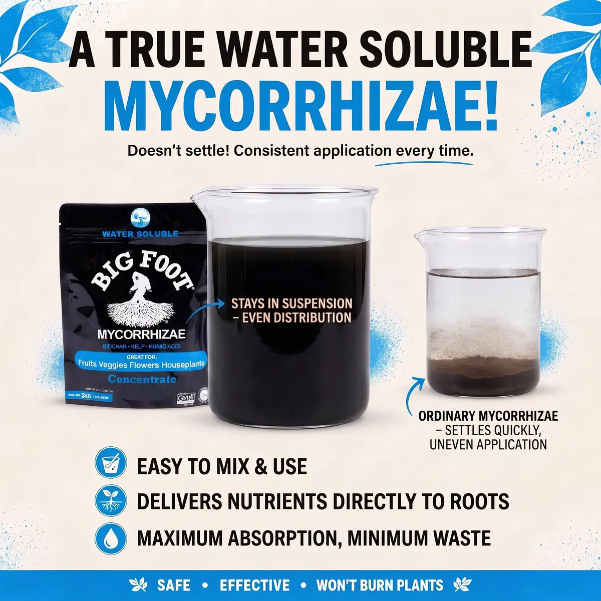 Big Foot Mycorrhizae Concentrate (10 lb) | Long-Lasting Soil & Plant Boost for Gardens & Lawns - view 3