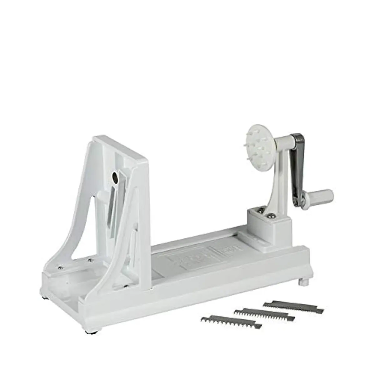 Benriner Turning Slicer White | 4 Japanese Stainless Steel Blades for Precise Vegetable & Fruit Strands - main product image