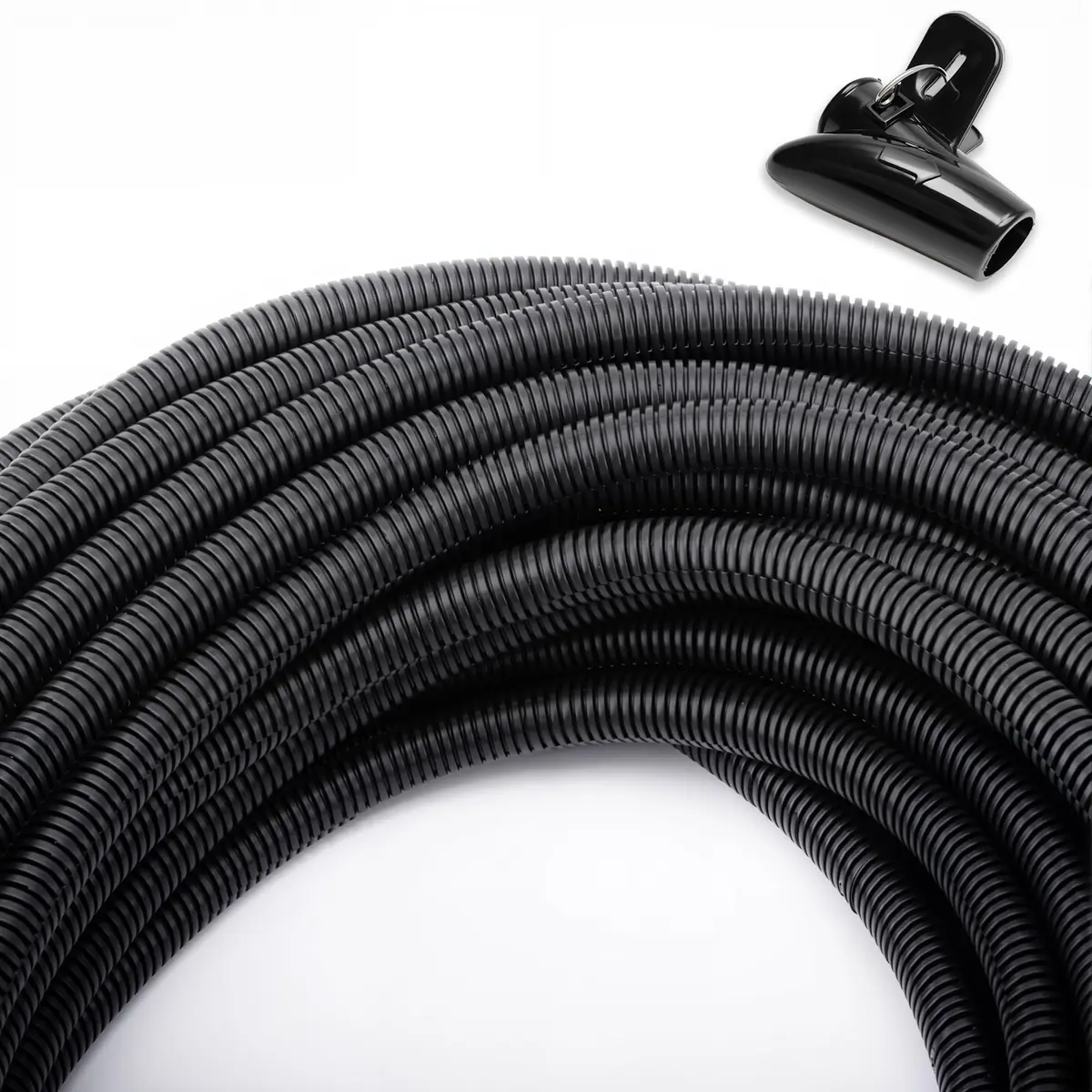 ZhiYo 50 FT 1/2" Wire Loom Split Tubing | High-Temperature Auto Wire Conduit - main product image