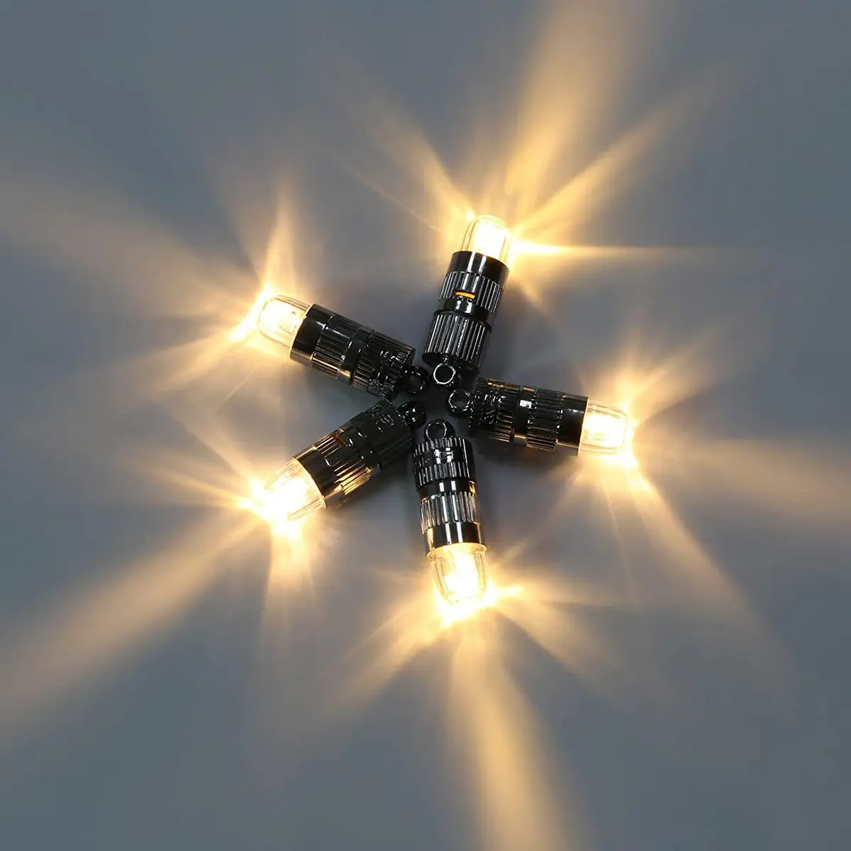 LIHAO 15x Battery Operated Mini LED Lights Warm White | 1.2cm (0.47in) Diameter, 3.5cm (1.38in) Length - view 6