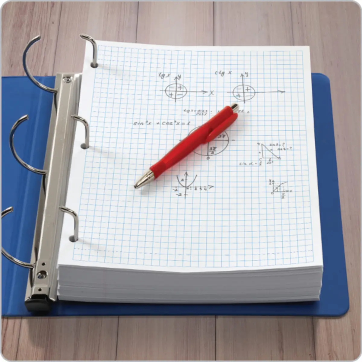 Oxford White Writing Paper 8-1/2" x 11" | 400 Sheets Graph Rule, 3-Hole Punched, Loose-Leaf for 3-Ring Binders - view 3