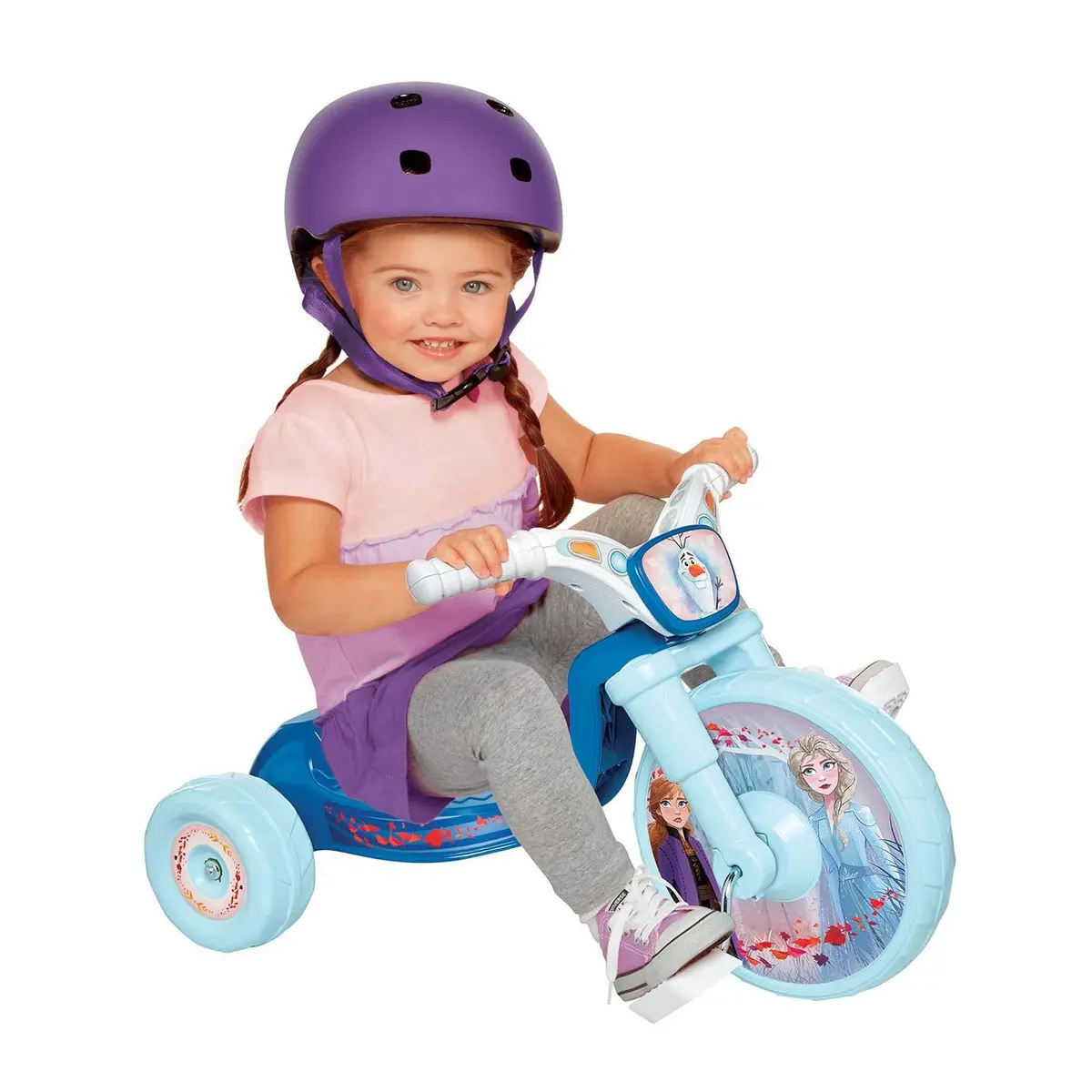 JAKKS Pacific Disney Frozen 2 Junior Cruiser Ride-On 10" with Sound Effects for Ages 2-4 | Safe & Stylish - main product image