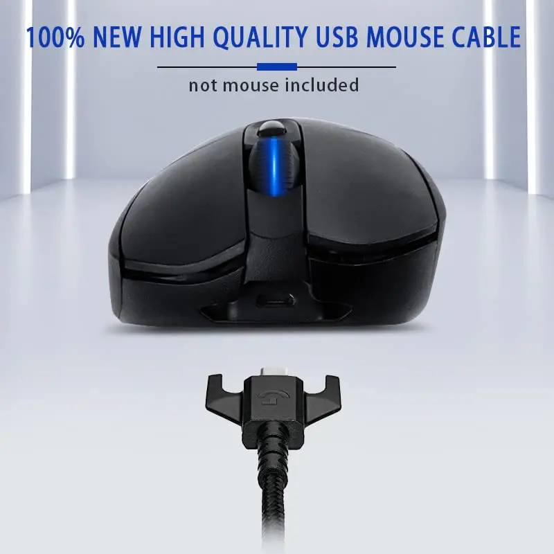 HUYUN USB Charging Cable Replacement for Logitech G403 G900 G903 G703 G PRO G Pro x Superlight Wireless Mouse | Durable 2m Tangle-Free - view 4