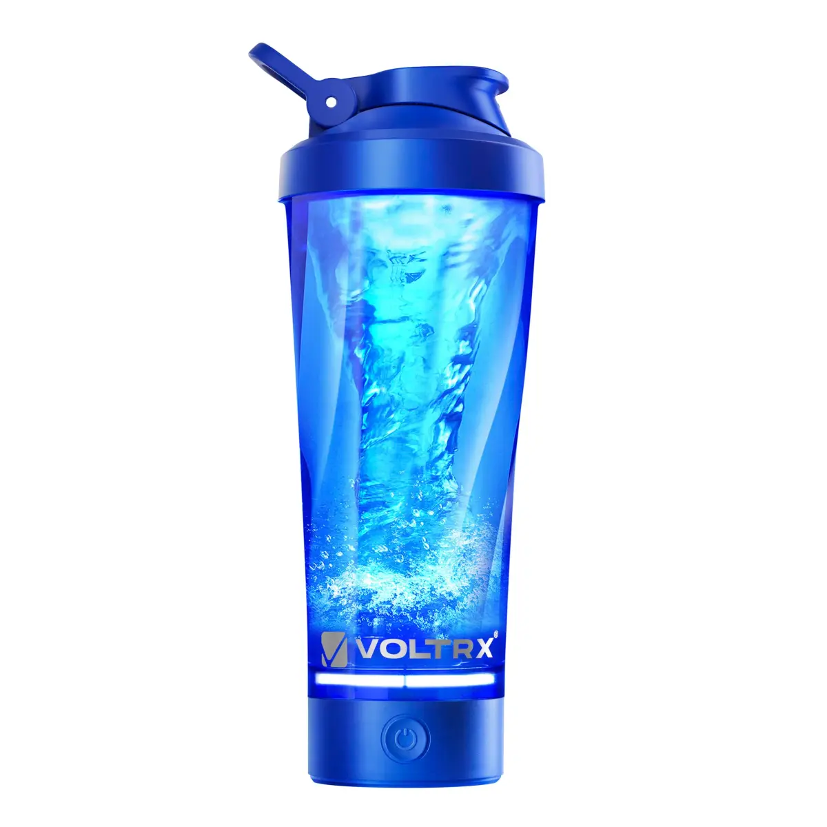VOLTRX Premium Electric Protein Shaker Bottle 600ml (20 fl oz) | Vortex Portable Mixer Cup with USB Rechargeable Battery - main product image