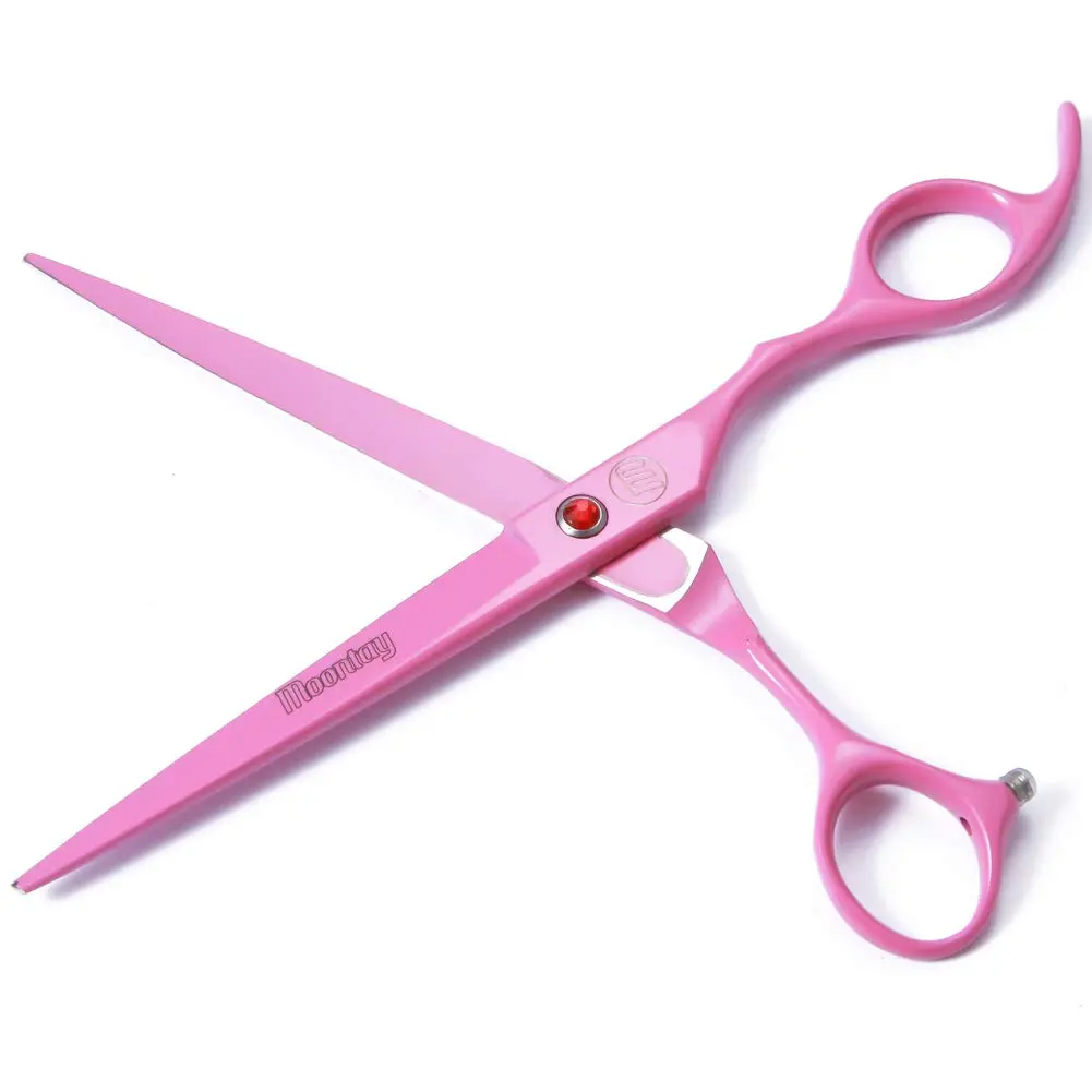 Moontay 7" Professional Dog Grooming Scissors Set of 5 with Pet Comb & Bag | Sharp, Ergonomic & Hand Forged - view 6