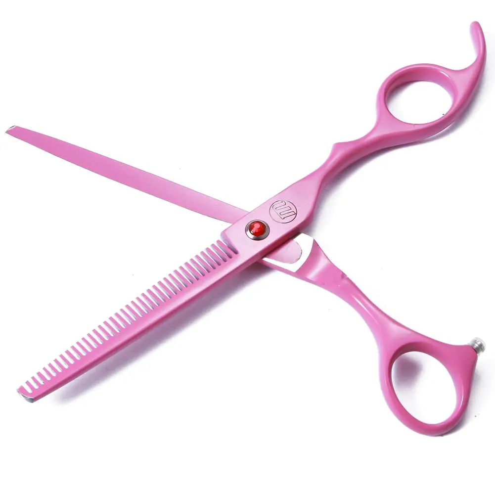 Moontay 7" Professional Dog Grooming Scissors Set of 5 with Pet Comb & Bag | Sharp, Ergonomic & Hand Forged - view 7