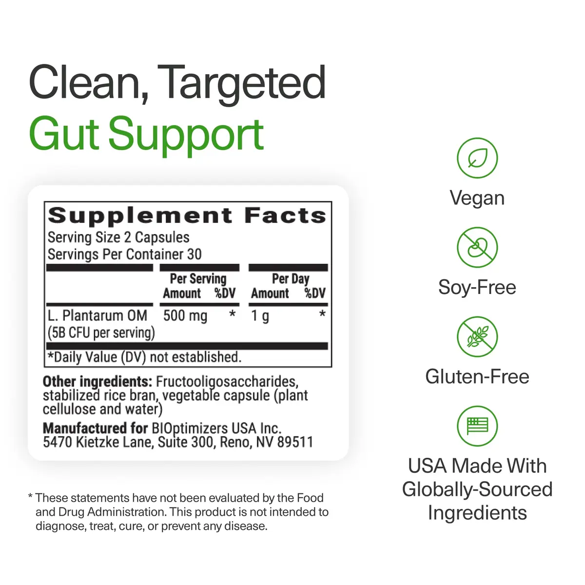 BIOptimizers Probiotic Breakthrough Gut & Digestive Support, 60 Capsules | Supports Gut, Immunity & Brain Balance - view 8