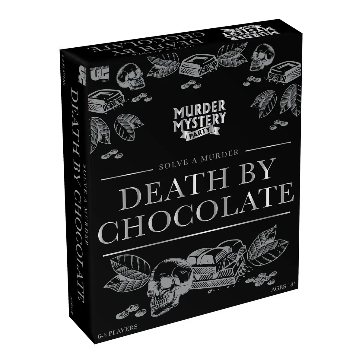 Murder Mystery Party Death by Chocolate Game, 6-8 Players, Ages 18+ | Interactive Dinner Party Game - main product image