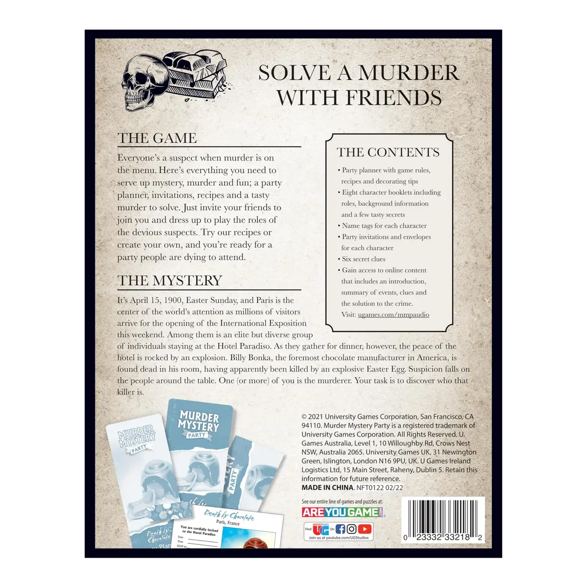 Murder Mystery Party Death by Chocolate Game, 6-8 Players, Ages 18+ | Interactive Dinner Party Game - view 9