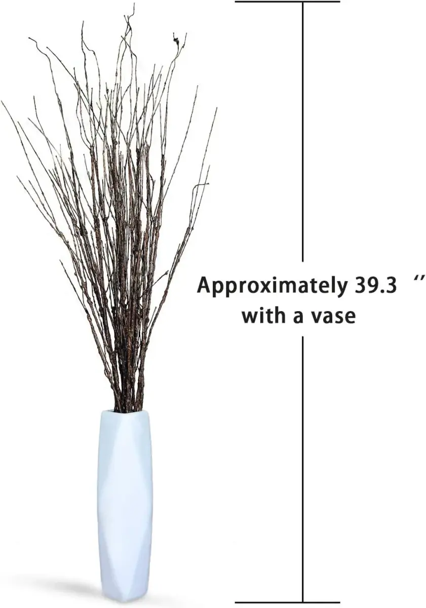 MISSWARM Artificial Curly Willow Branches 78cm (30.7in) | 10 Pcs Lifelike Bendable Stems for Home Decor - view 5