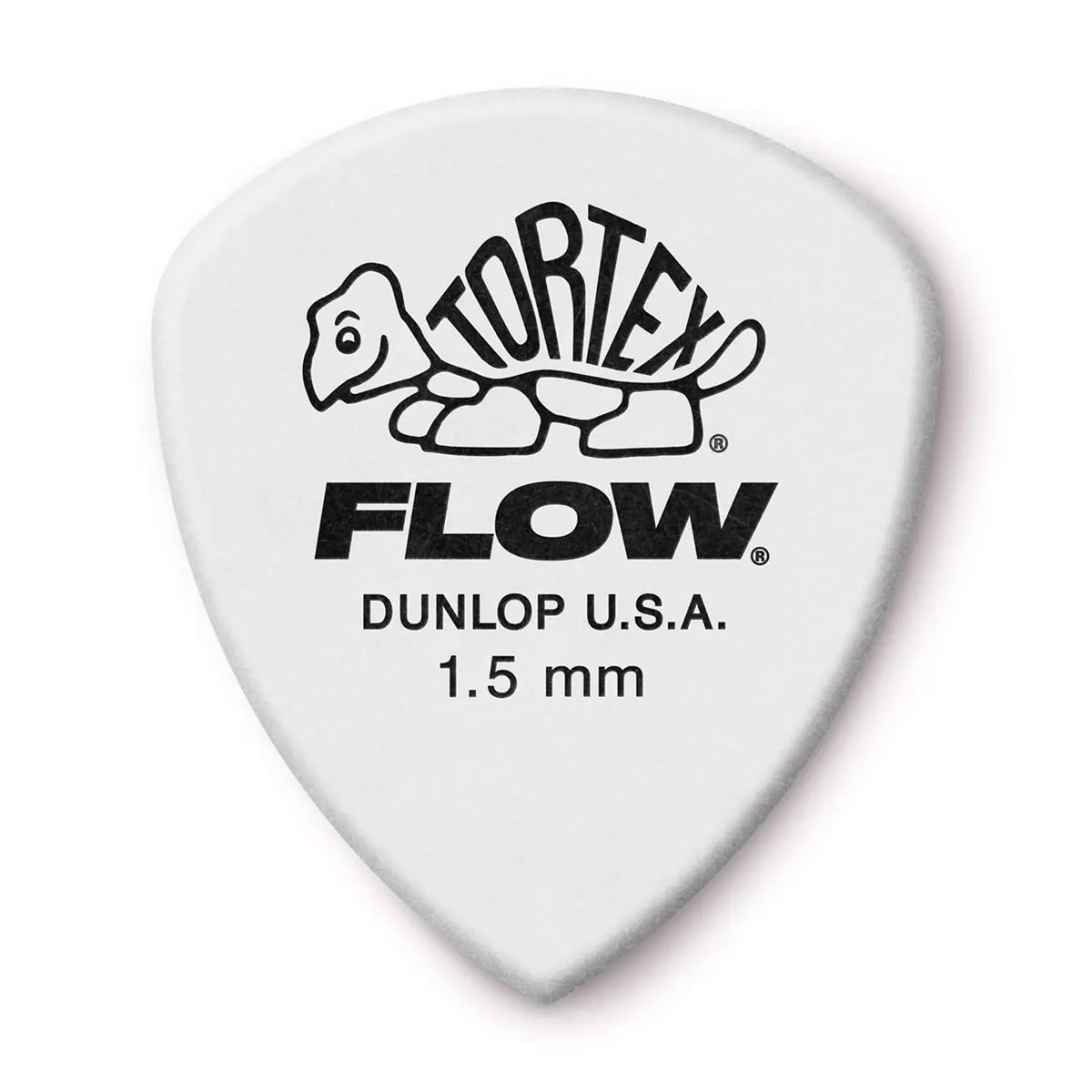 Jim Dunlop Tortex Flow Pick 1.50MM (12-Pack) | Precision Guitar Plectrum for Articulation - main product image