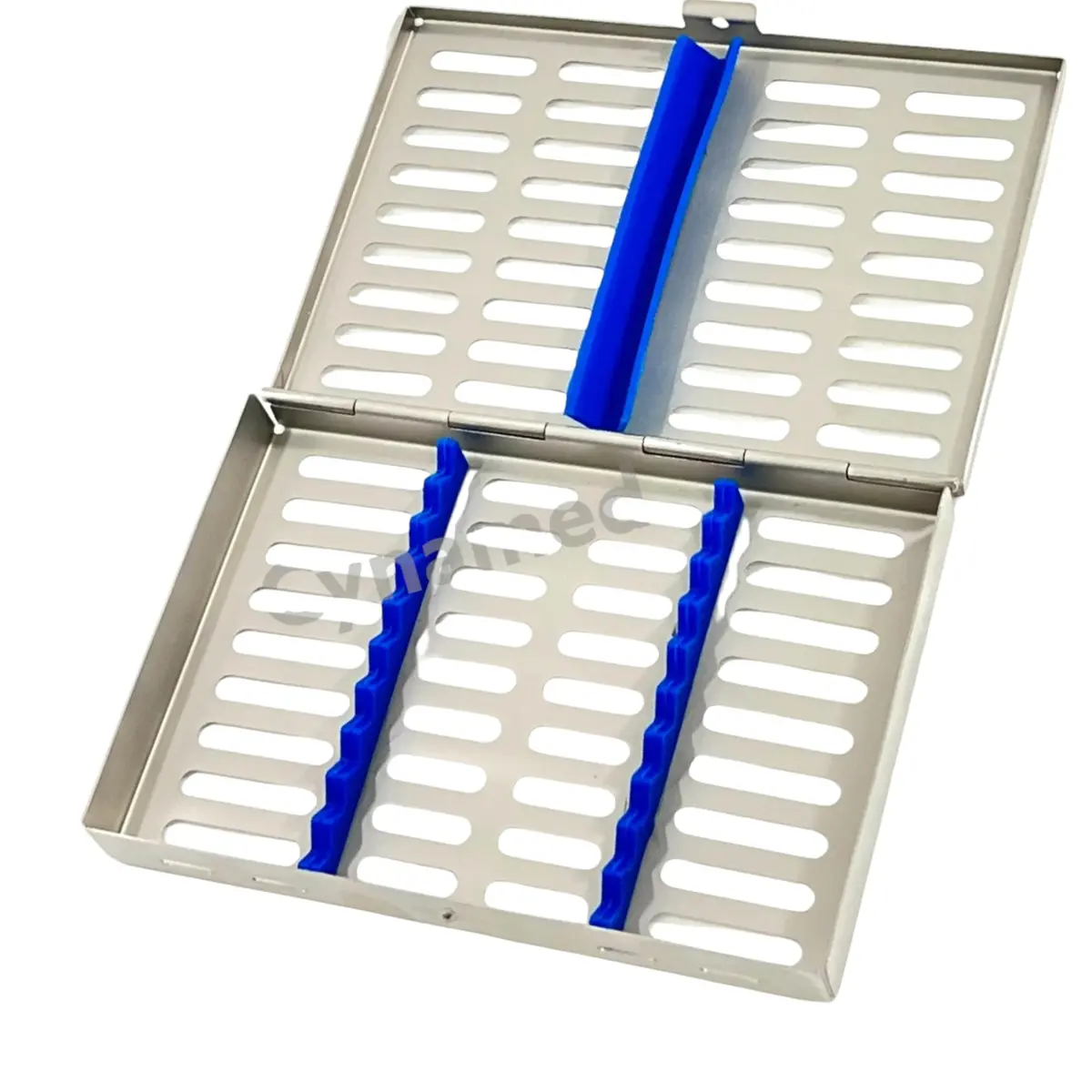 Cynamed German Stainless Dental Instruments Autoclave Cassette 7.25" x 5" x 0.75" | Sterilization Tray for 10 Instruments - view 9