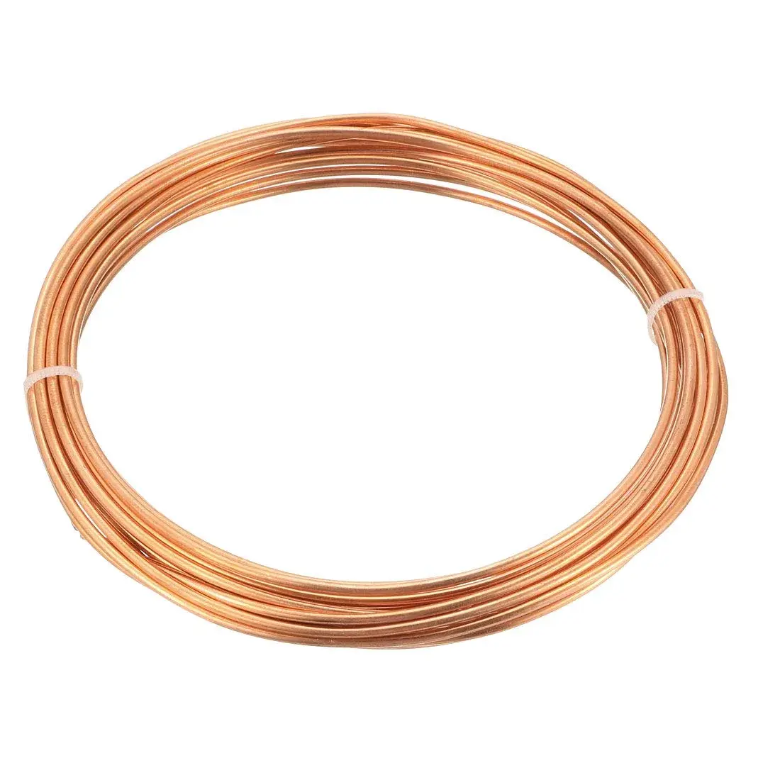 uxcell Copper Refrigeration Tubing 1.6mm OD x 0.6mm ID x 2m (6.5 Ft) Soft Coil | HVAC System Pipe - main product image