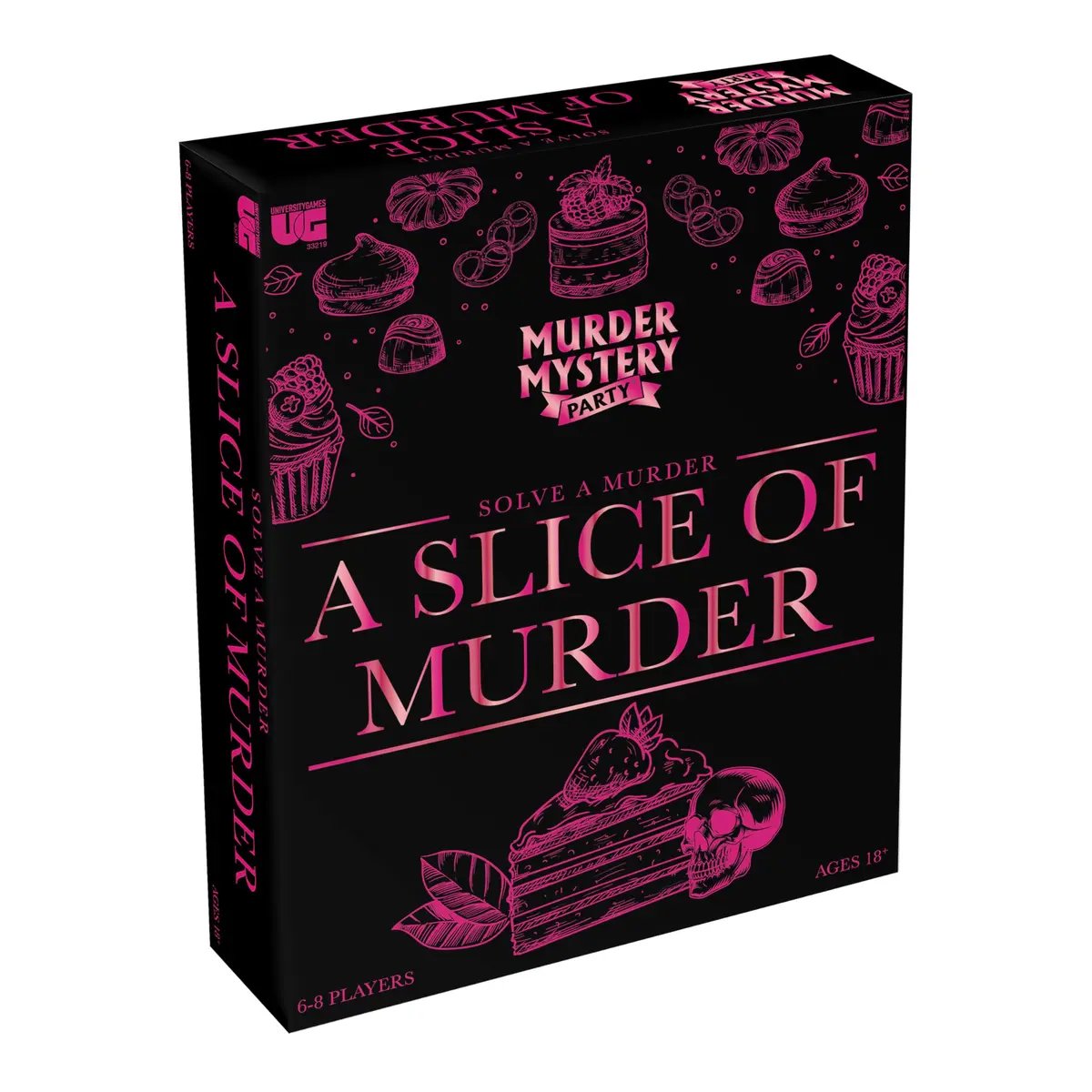 Murder Mystery Party A Slice of Murder Game 561 g (19.8 oz) | Interactive Dinner Party Game for 6-8 Players - main product image