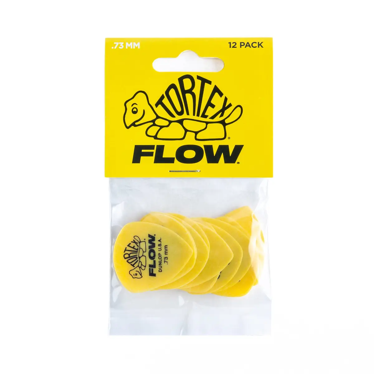 Jim Dunlop Tortex® Flow® Pick .73MM | Bright, Snappy Attack, Durable & Made in USA - view 2
