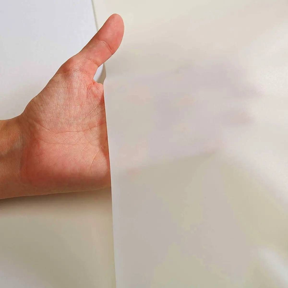 SW Holographic Rear Projection Film A4 Sample 21cm x 29.7cm (8.3"x11.7") | Self-Adhesive for Home Cinema & Presentations - view 2