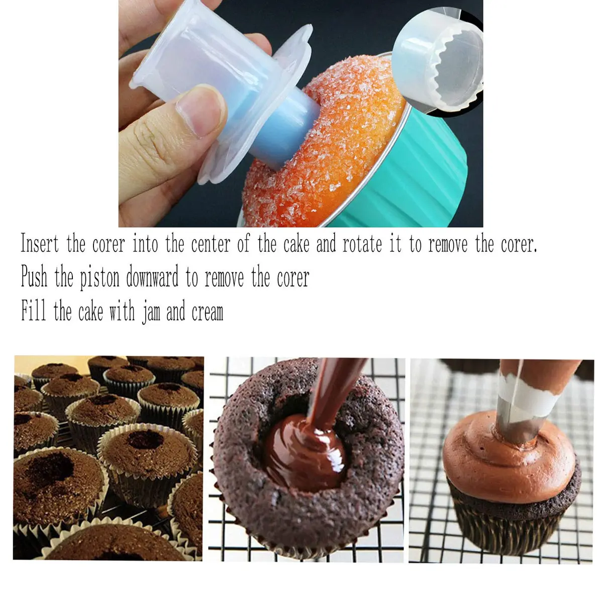 DaNaRaa Cookie Cutter 6 Pack | Food Grade Plastic, Round, 6cm x 6cm | Perfect for Cake Filling & Decorating - view 4