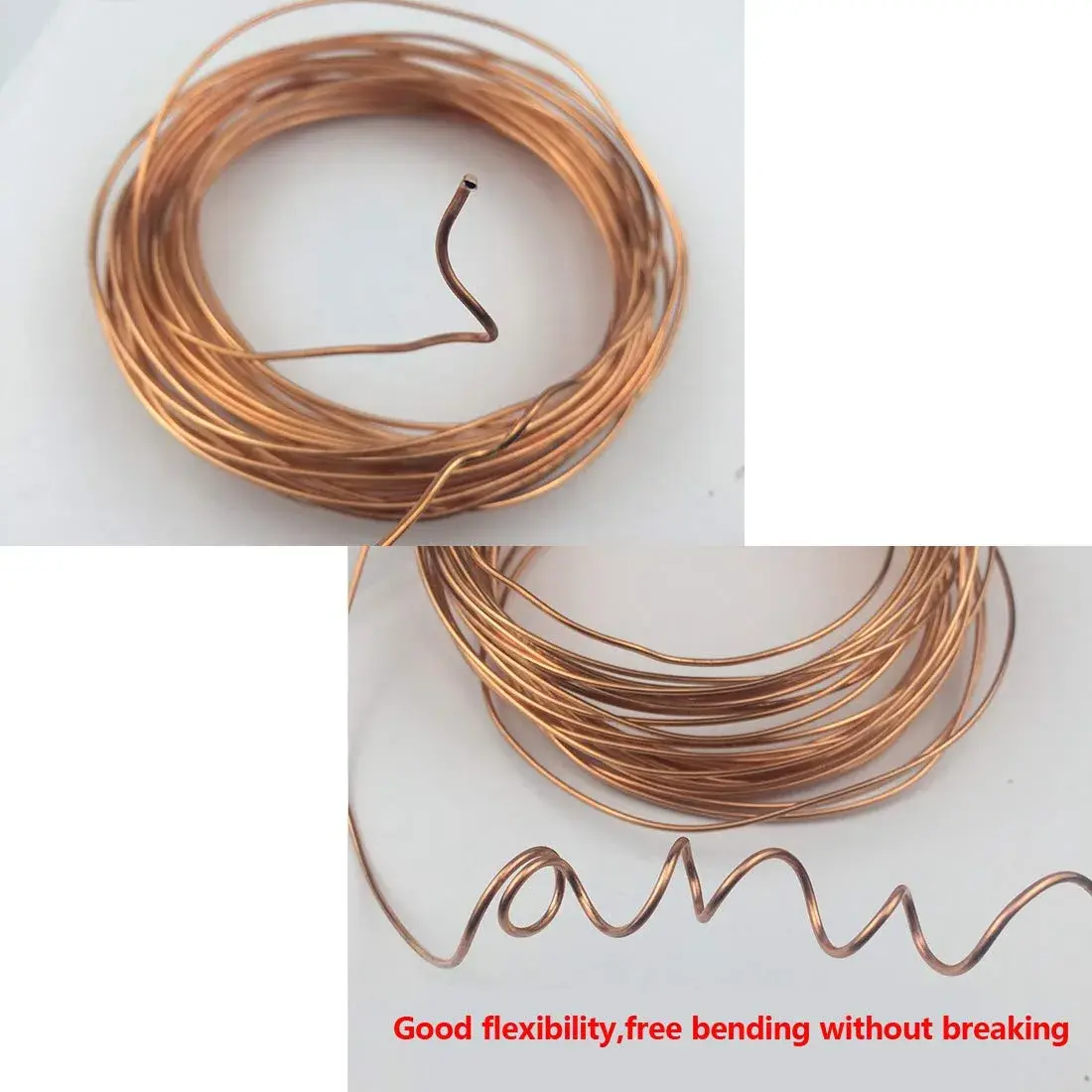 uxcell Soft Coil Copper Refrigeration Tubing 2m (6.5 Ft) | HVAC & AC Repair Coil - view 5