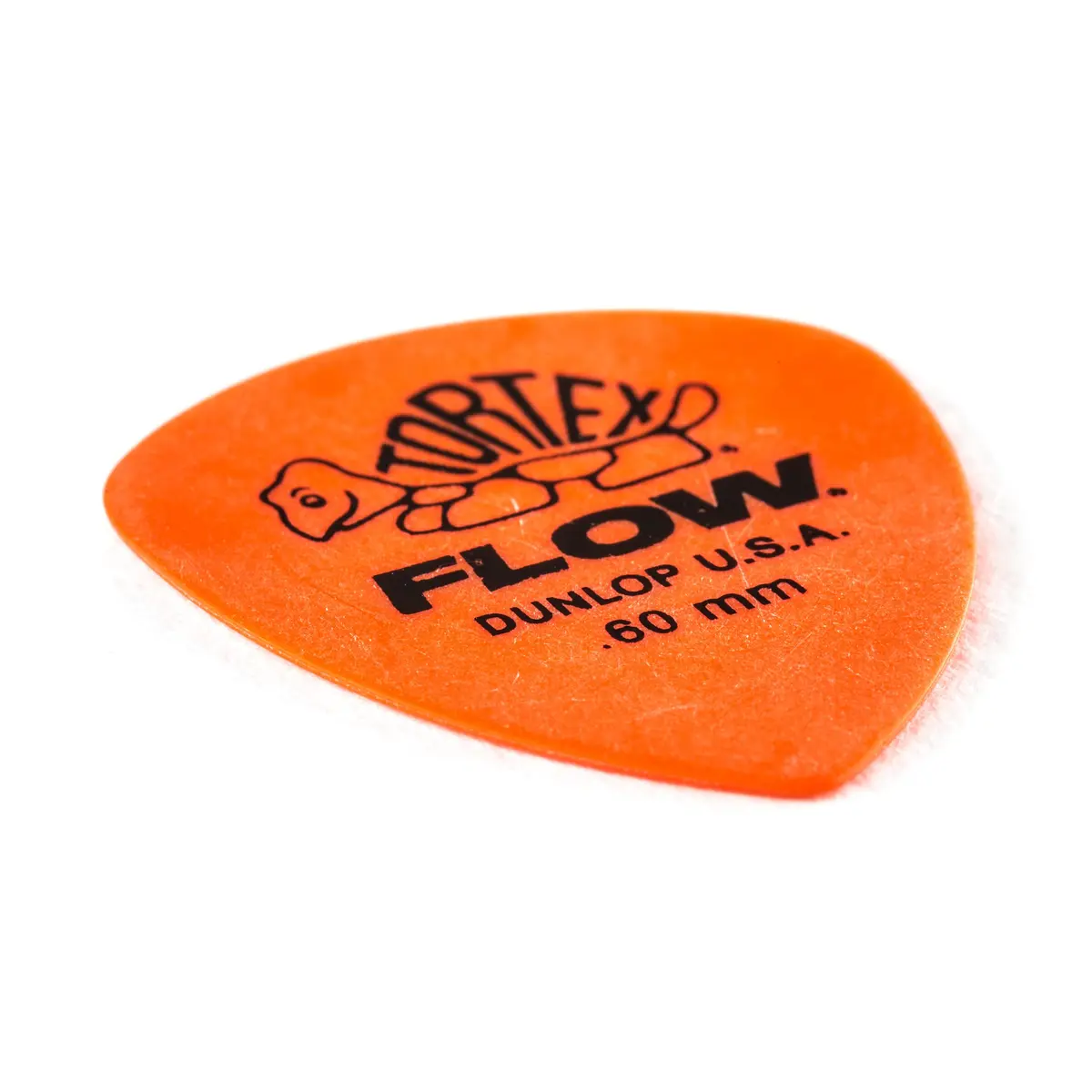 Jim Dunlop Tortex Flow Pick .60MM Orange 12-Pack | Precision Attack & Grip - view 3