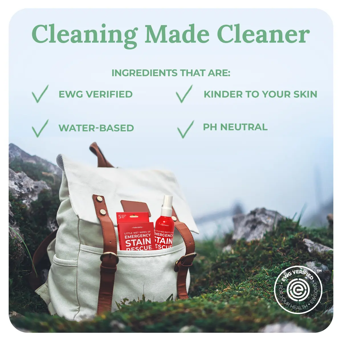 Emergency Stain Rescue Stain Remover Wipes 25 Pack | Versatile Stain Removal for Clothes, Carpets & Upholstery - view 5