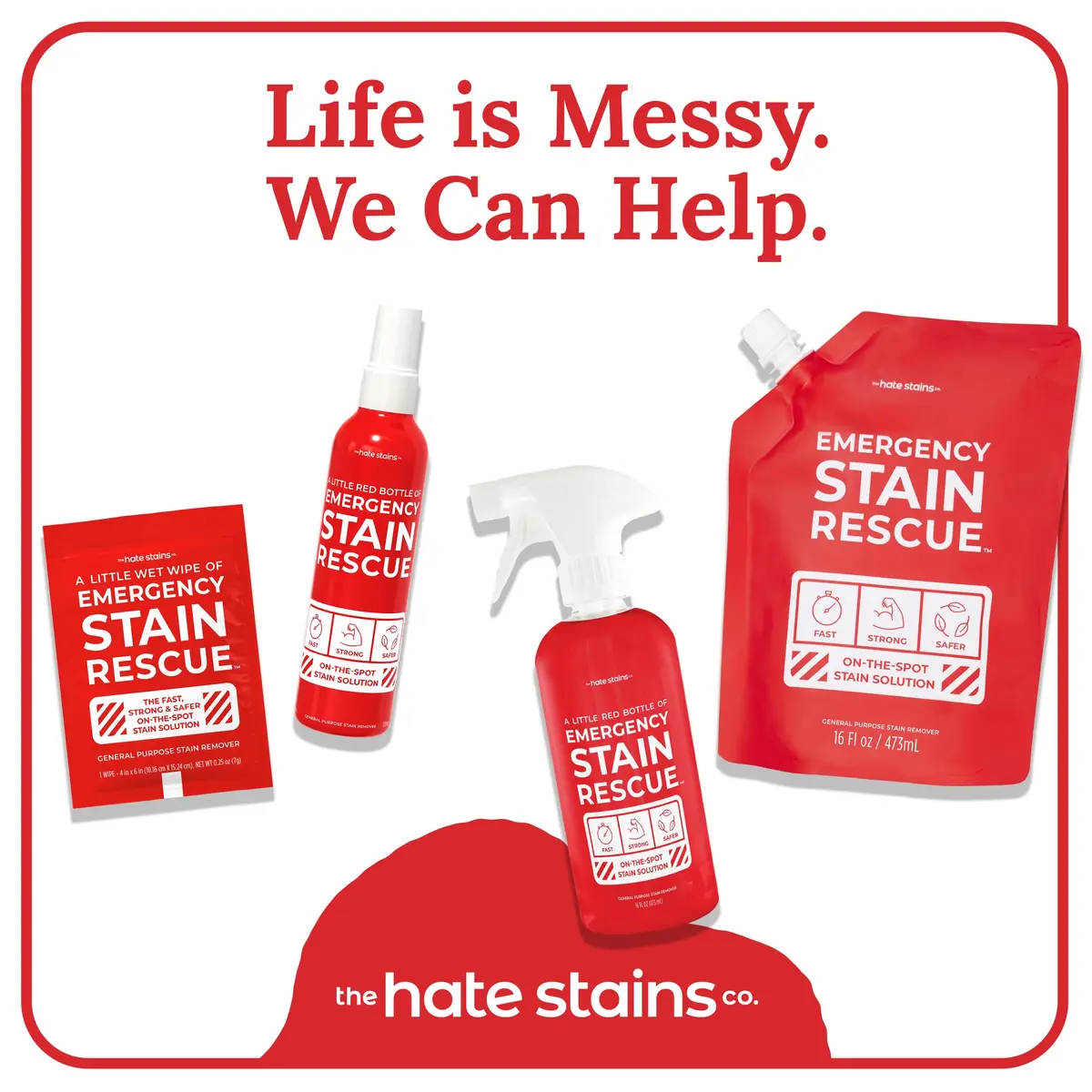 Emergency Stain Rescue Stain Remover Wipes 25 Pack | Versatile Stain Removal for Clothes, Carpets & Upholstery - view 9