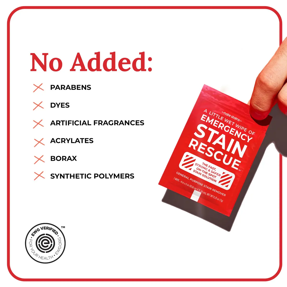 Emergency Stain Rescue Stain Remover Wipes 25 Pack | Versatile Stain Removal for Clothes, Carpets & Upholstery - view 4