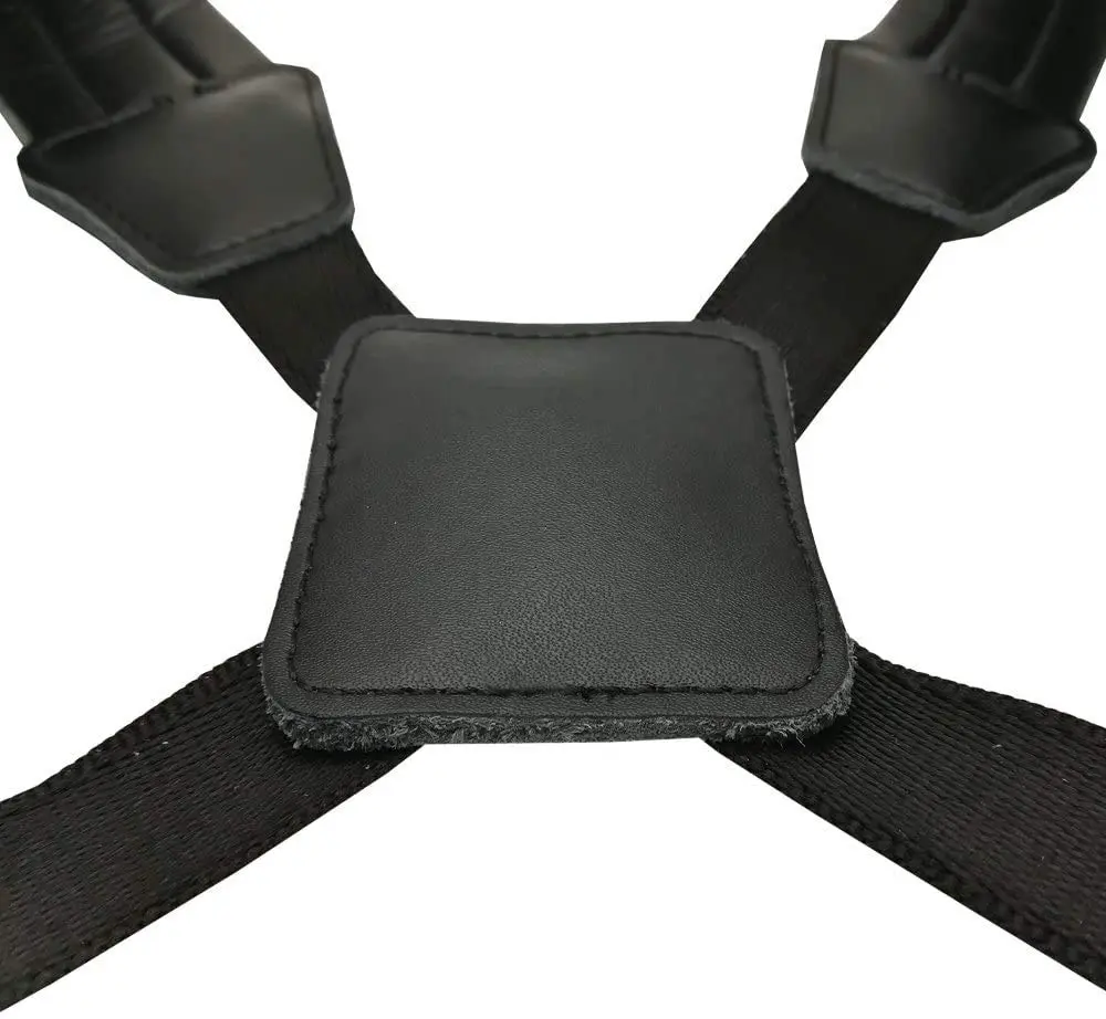 Xavnia Professional Saxophone Shoulder Harness Strap with Leather Padding for Alto, Tenor, Baritone, Soprano Sax (Size L, Black) - view 6