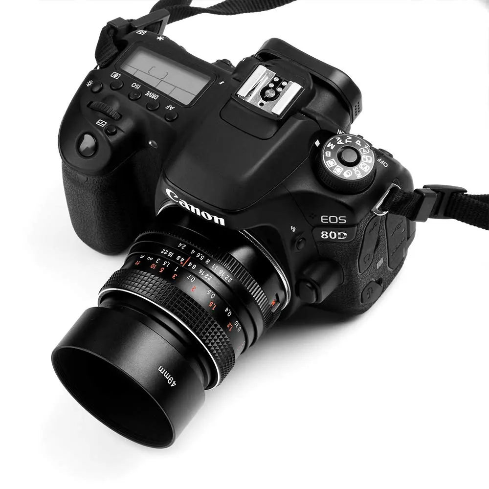 X-SweetDream 40.5mm Metal Lens Hood & Cap | Prevent Lens Flare & Dust - view 5