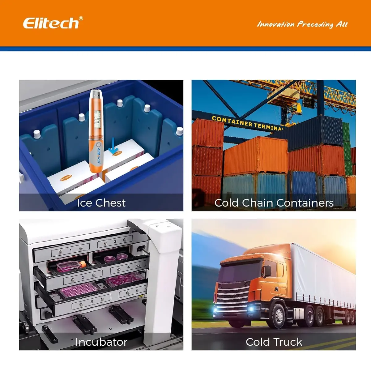 Elitech RC-51 Waterproof USB Temperature Data Logger 32000 Points | High Accuracy Cold Chain Monitor - view 7