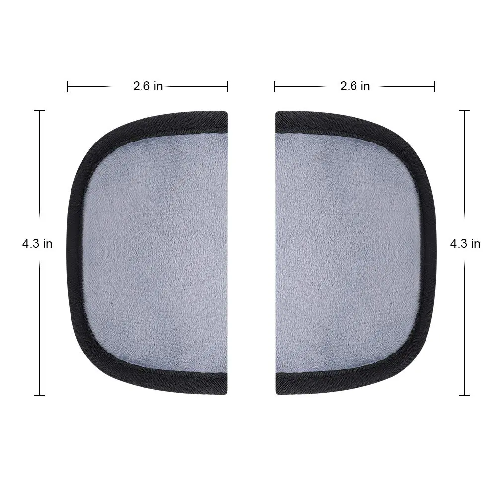 Accmor Car Seat Strap Pads for Baby Kids | Soft Shoulder Covers for All Baby Car Seats, Stroller, Pushchair - view 6