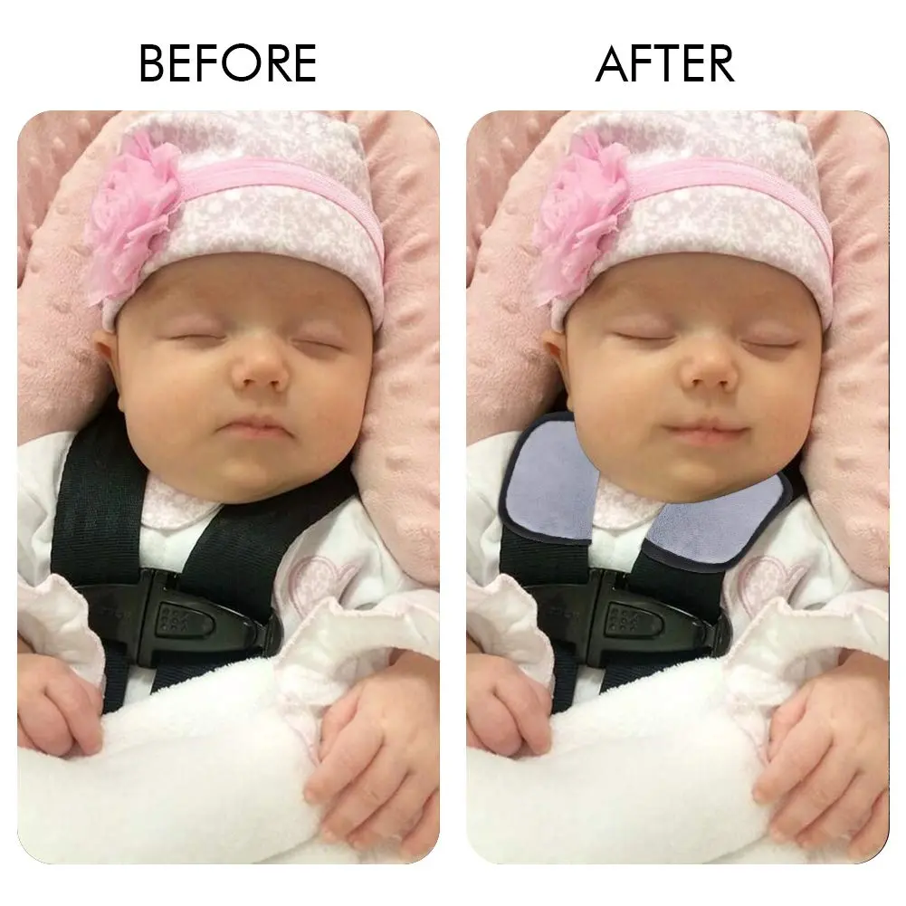 Accmor Car Seat Strap Pads for Baby Kids | Soft Shoulder Covers for All Baby Car Seats, Stroller, Pushchair - view 3