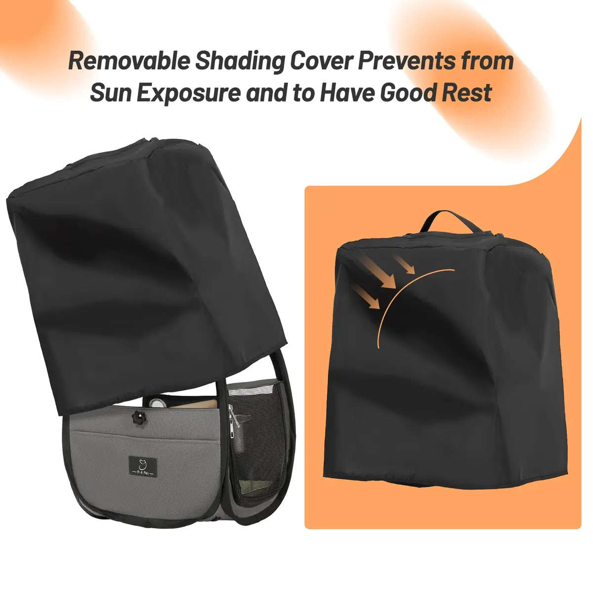 A 4 Pet Bird Carrier for Travel, Clear Windows, Lightweight | Safe & Portable Bird Cage - view 6