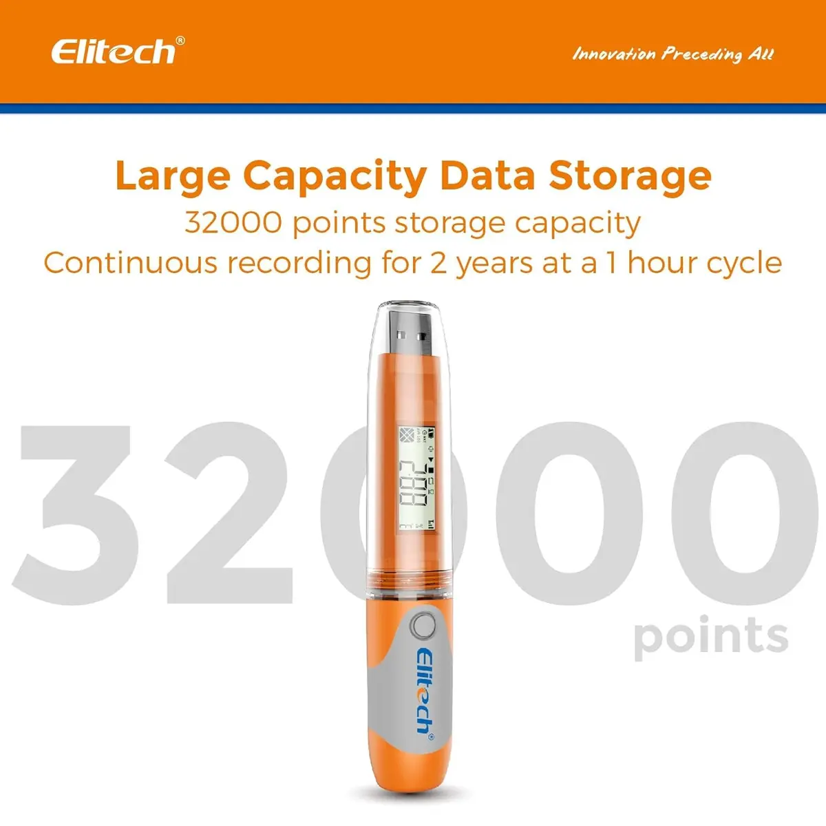 Elitech RC-51 Waterproof USB Temperature Data Logger 10 Pack | High Accuracy, Cold Chain Monitoring - view 3